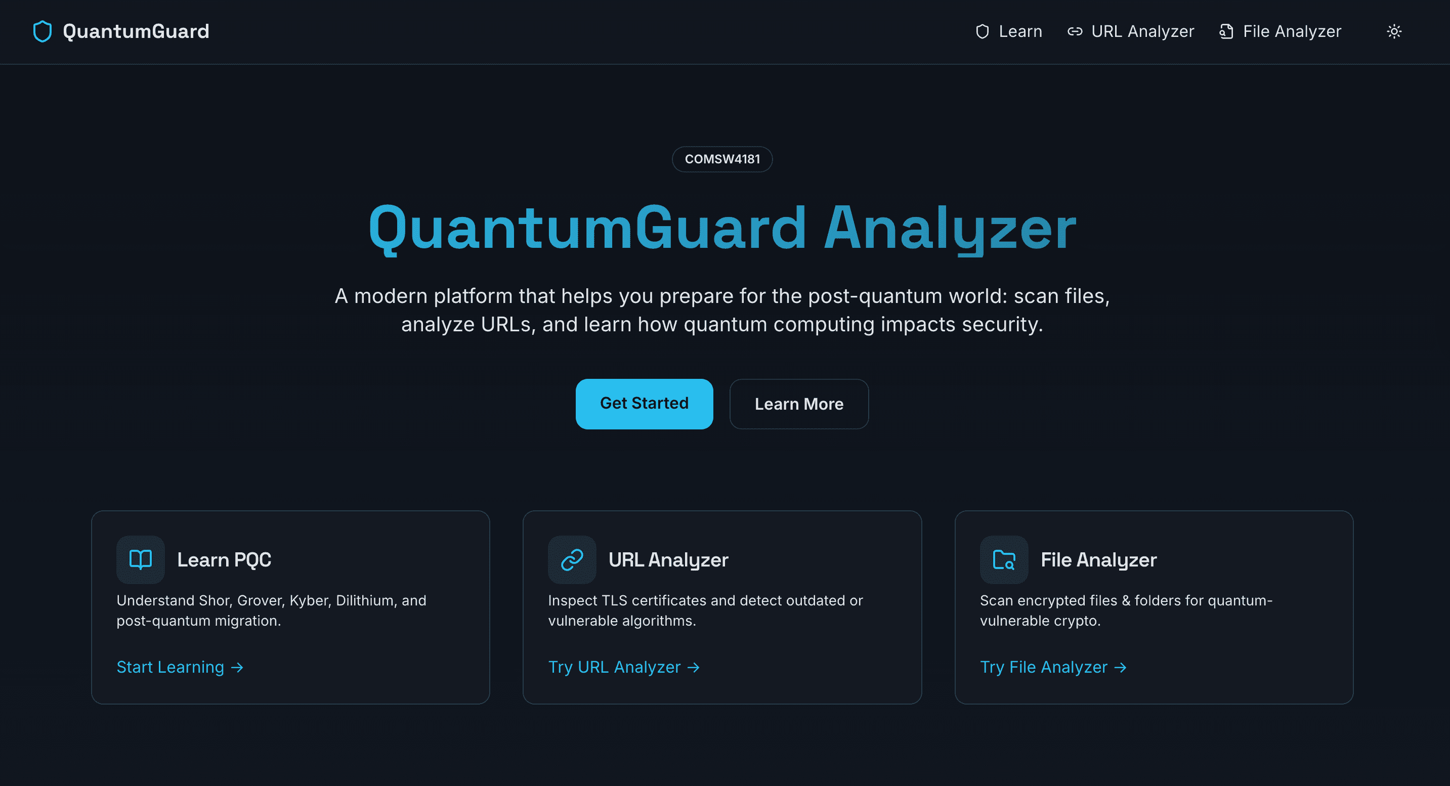 QuantumGuard: Quantum Readiness Analyzer